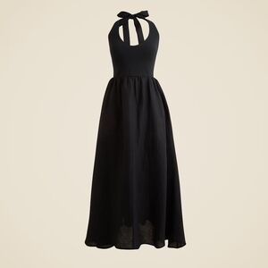 J. Crew Halter Mixy Dress Size: 3X Color: Black Quantity: 2